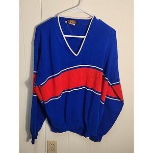 Glasgow Rangers FC Poetic Football Sweater 90s Soccer